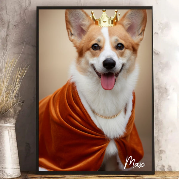 Huisdierportret op Maat – Gepersonaliseerde Poster van Jouw Foto, Uniek & Hartverwarmend Cadeau voor Dierenliefhebbers